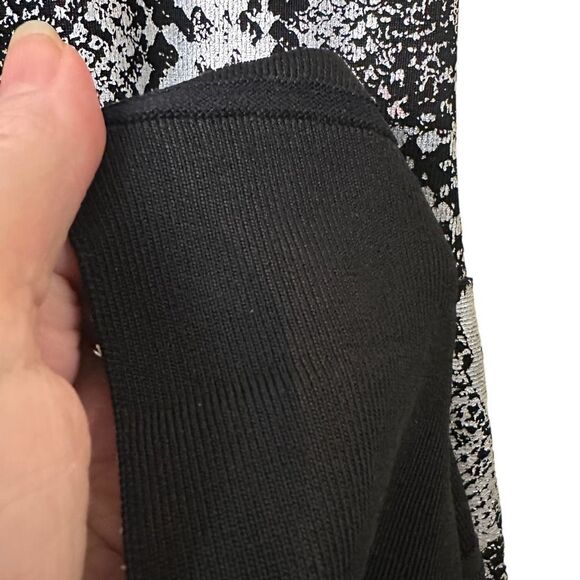 Parker Olida Foiled Python Print Dress Size Small - Picture 9 of 12